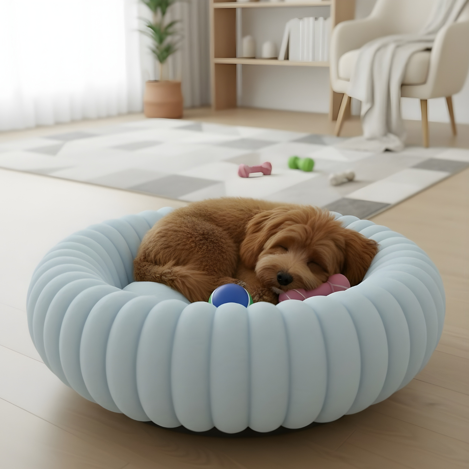 Capri - Orthopedic Round Pet Bed
