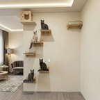 Como - Wall-Mounted Cat Shelves Playground