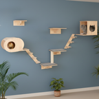 Como - Wall-Mounted Cat Shelves Playground