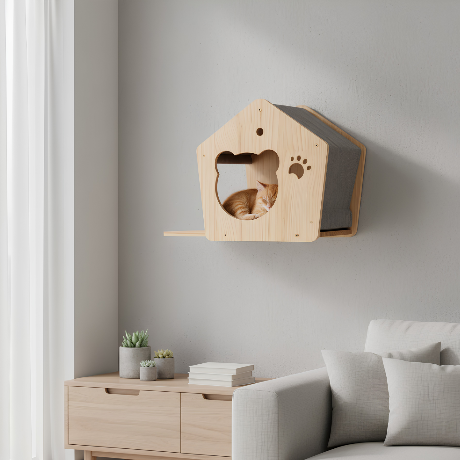 Elba - Wall-Mounted Activity Hub with Easy Assembly