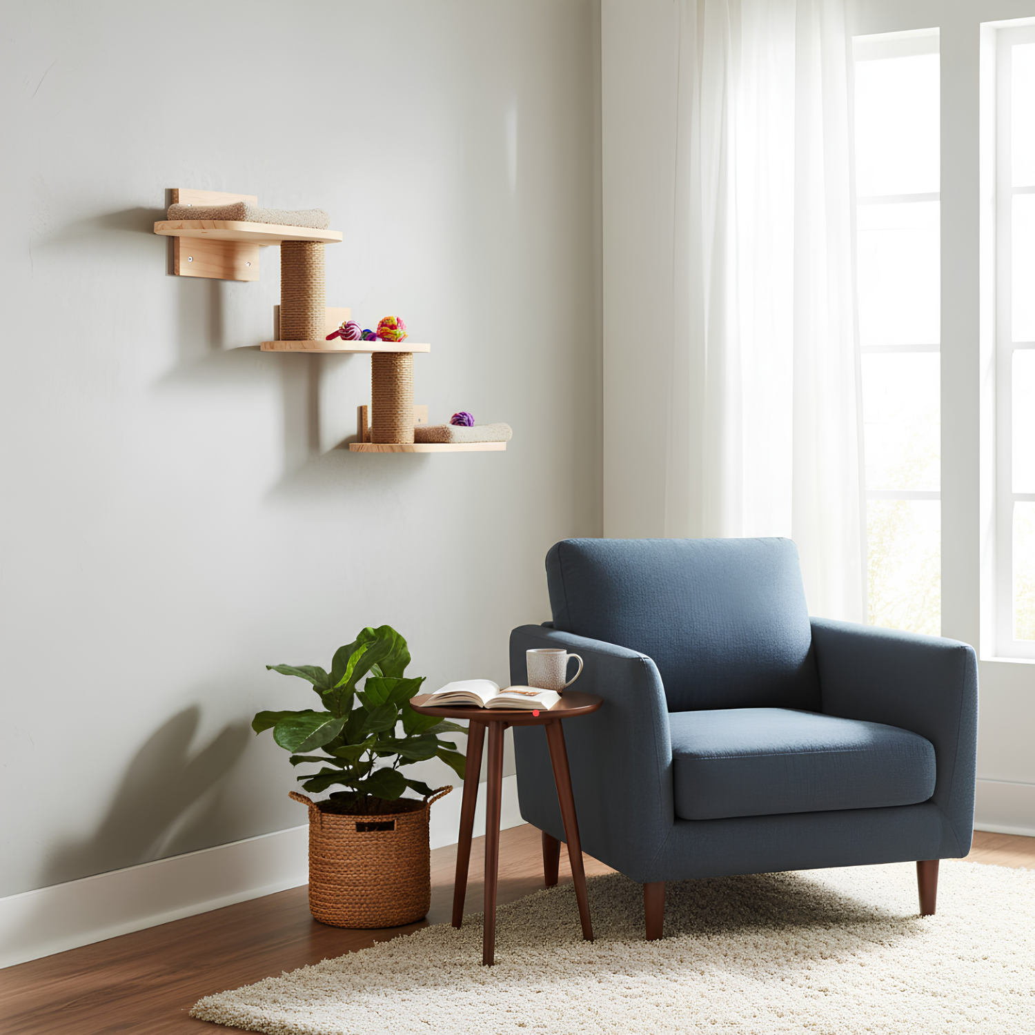 Elba - Wall-Mounted Activity Hub with Easy Assembly