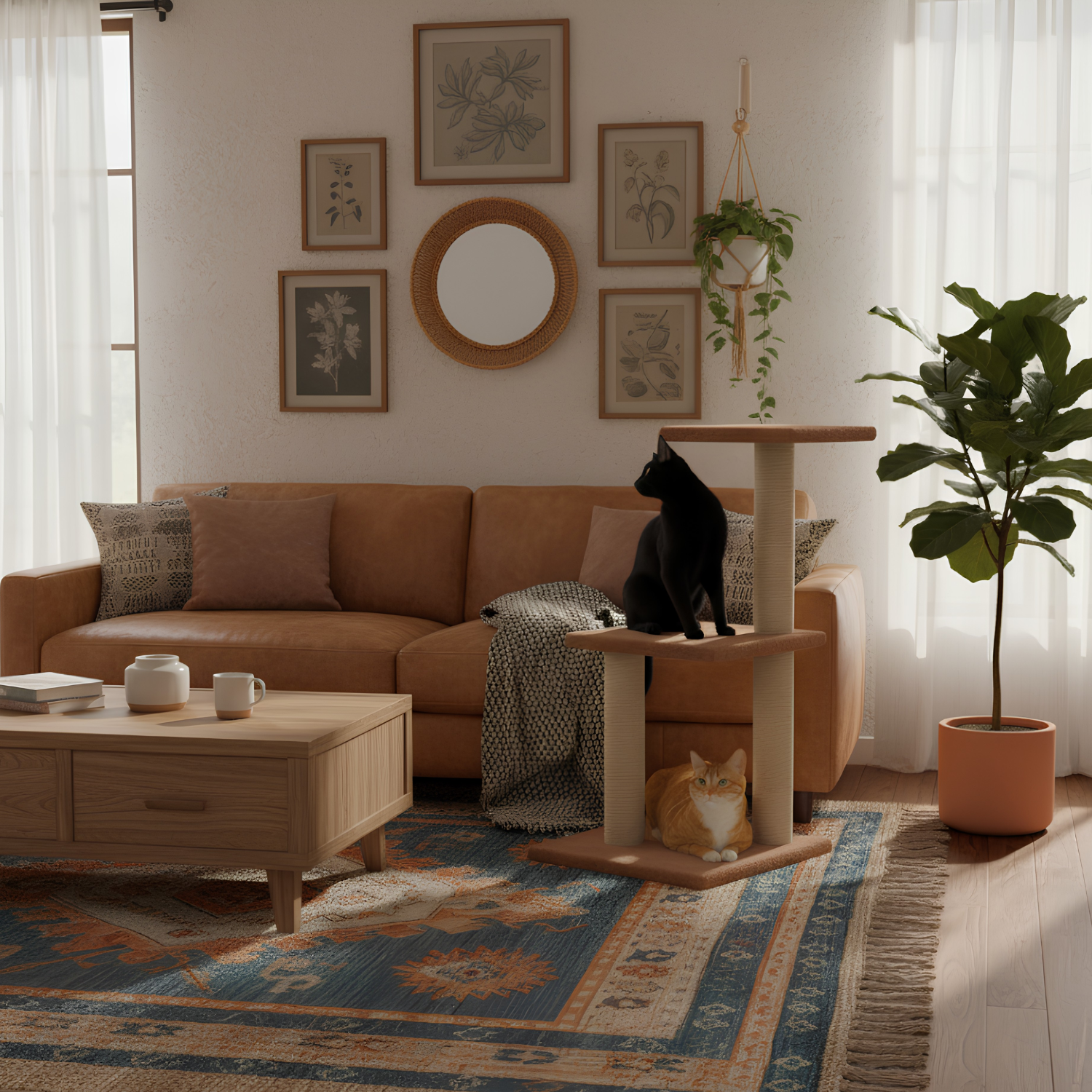 Florence - Versatile Multi-Shape Cat Tower