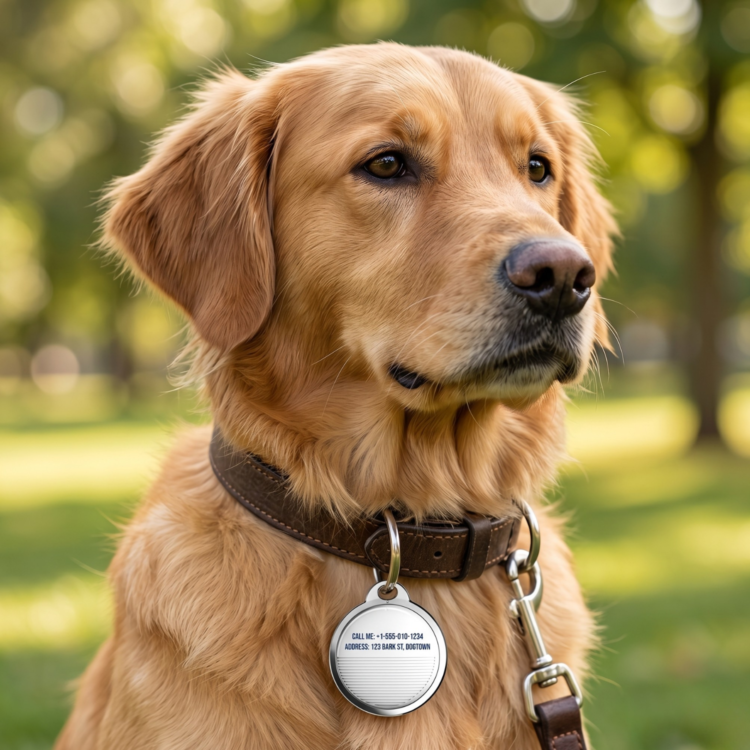 Matera - 1.25" Zero Monthly Fees Dog GPS Tracker With Apple Find My Support