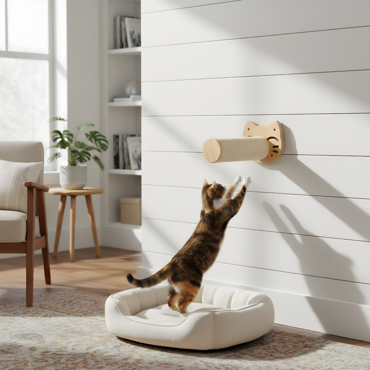 Ischia - Wall-Mounted Cat Perch and Activity Suite