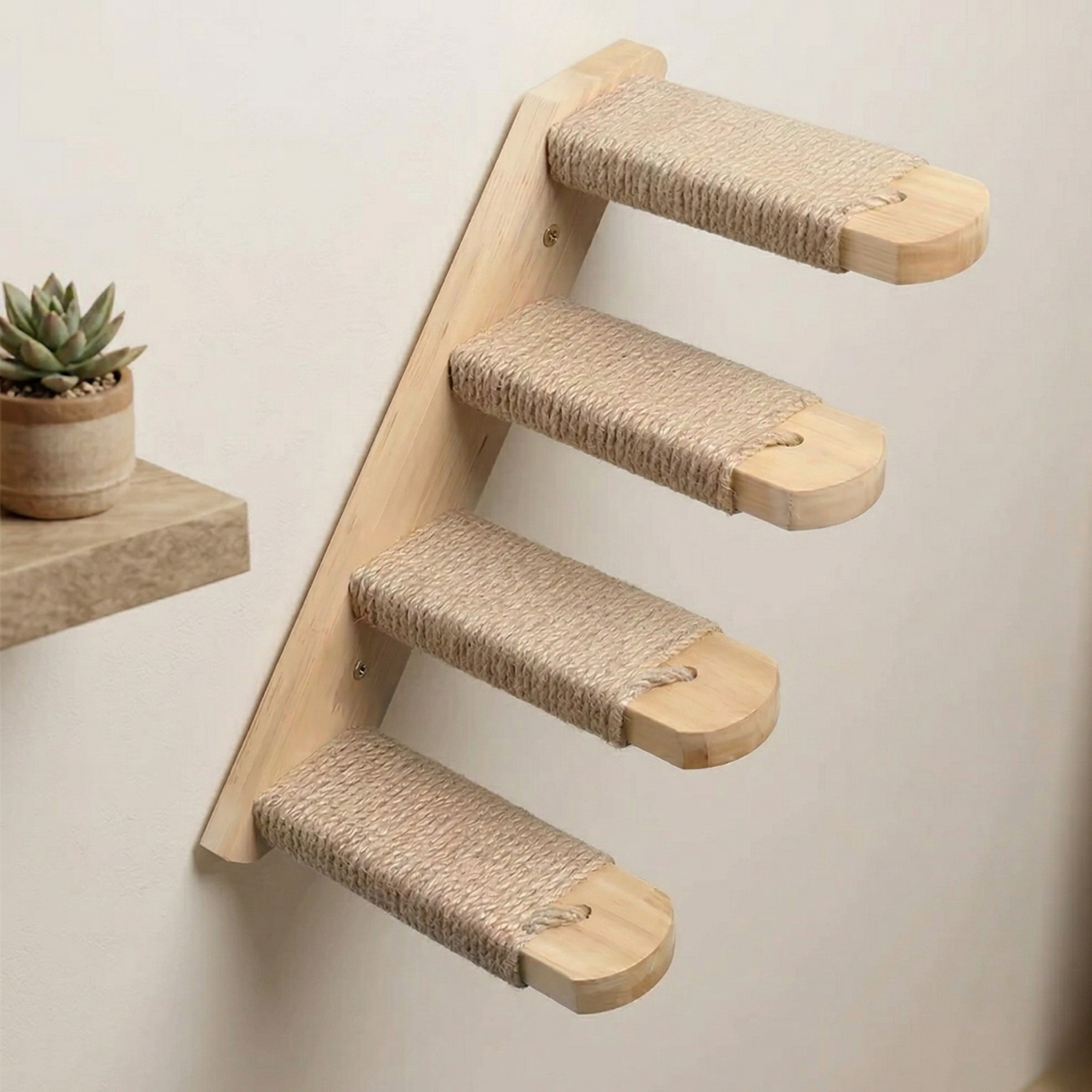 Ischia - Wall-Mounted Cat Perch and Activity Suite