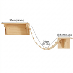 Ischia - Wall-Mounted Cat Perch and Activity Suite