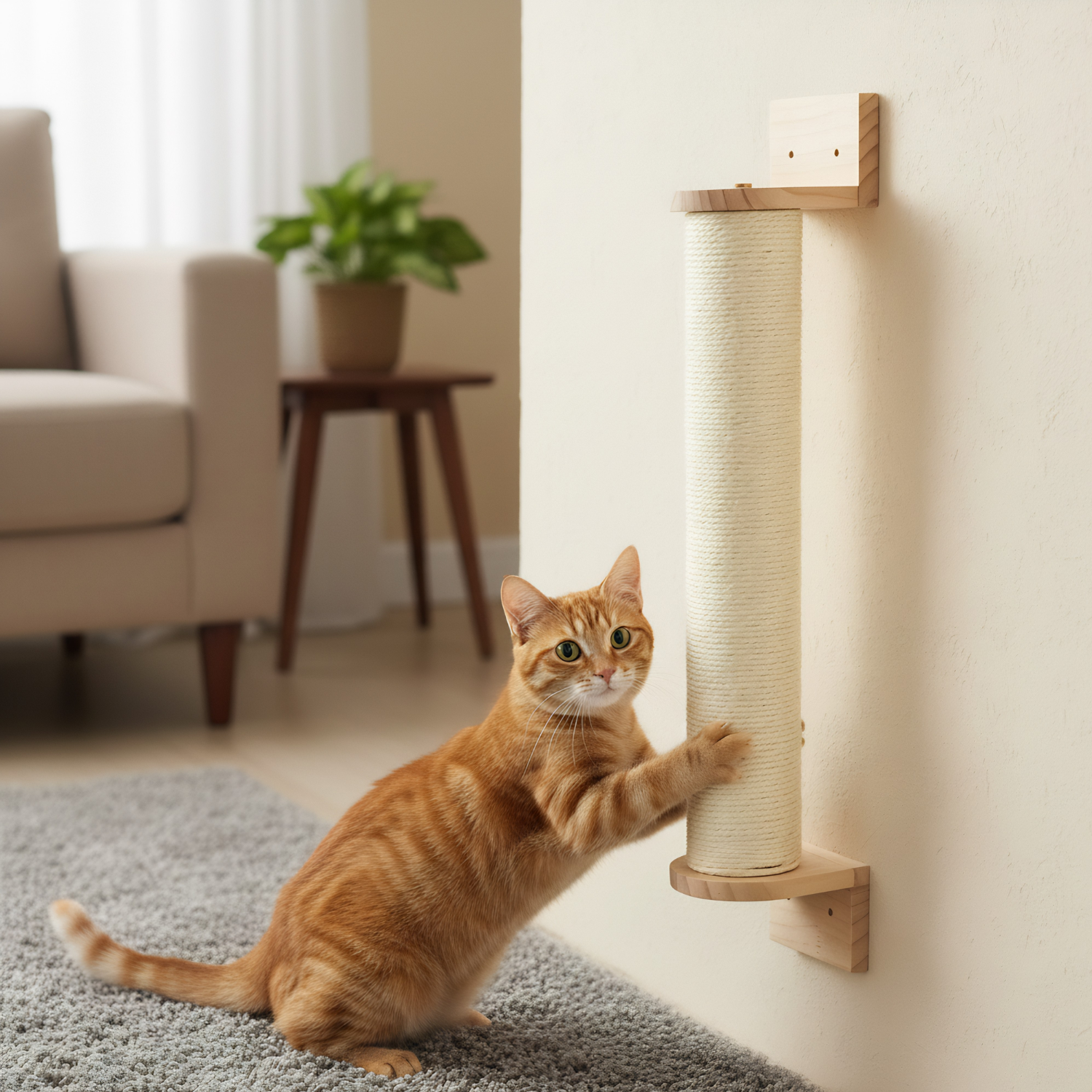 Ischia - Wall-Mounted Cat Perch and Activity Suite