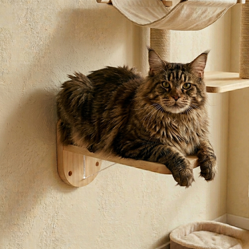 Ischia - Wall-Mounted Cat Perch and Activity Suite
