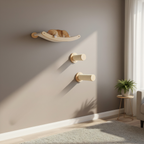 Ischia - Wall-Mounted Cat Perch and Activity Suite