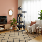 Milano - 53-72" Cat Tree Tower for Indoor Cats