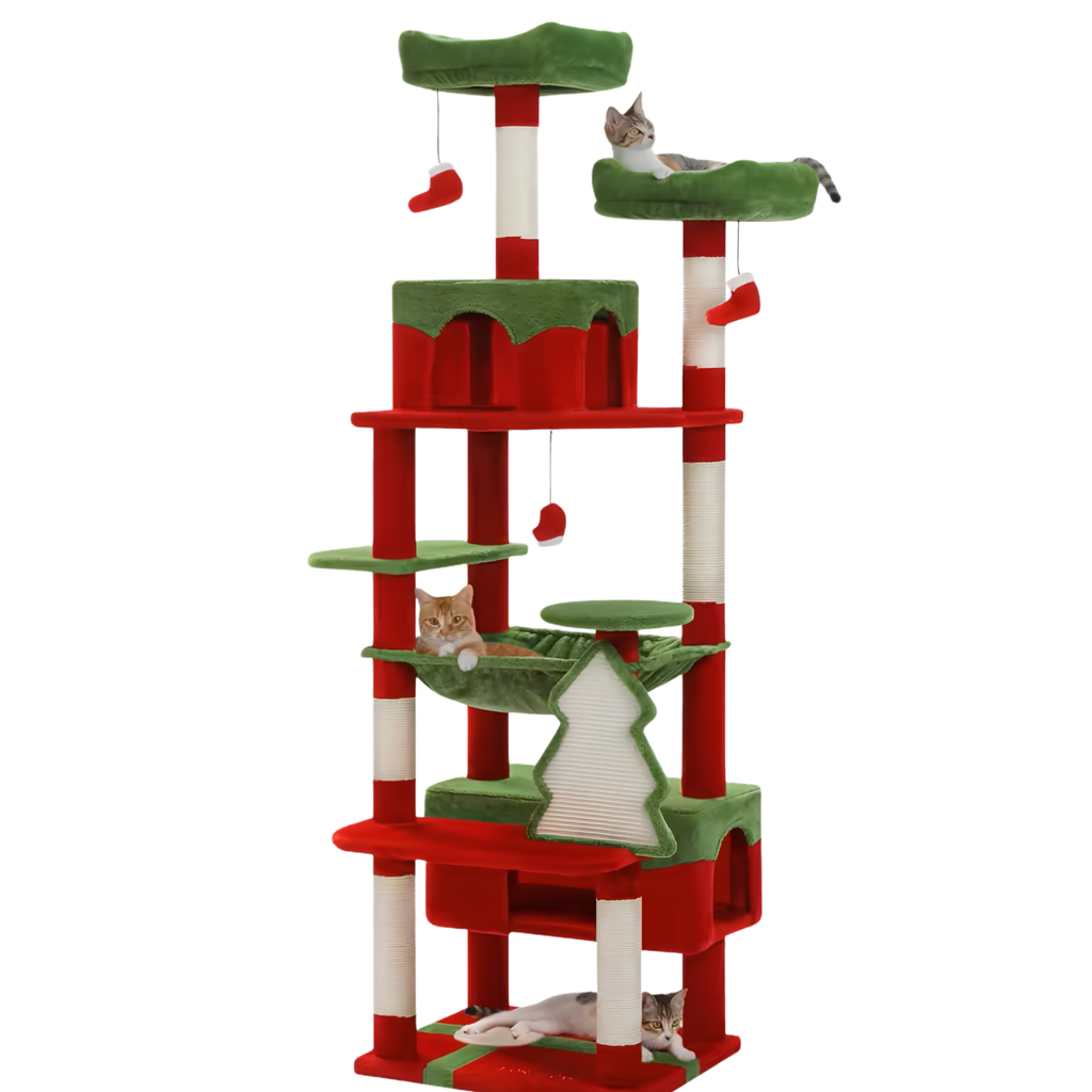 Milano - 53-72" Cat Tree Tower for Indoor Cats