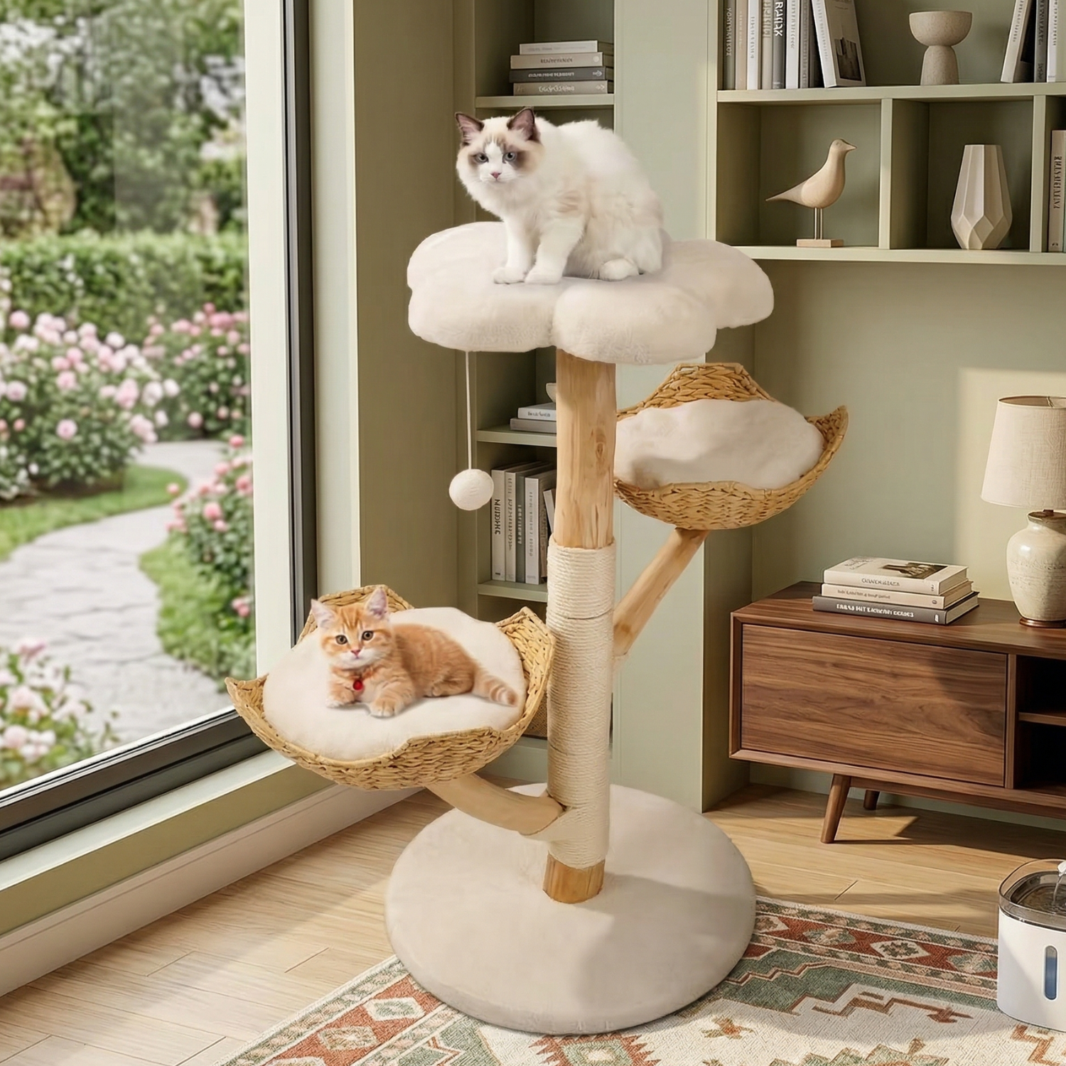 Siena - 43" Modern Cat Furniture Climbing Tree