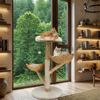 Siena - 43" Modern Cat Furniture Climbing Tree