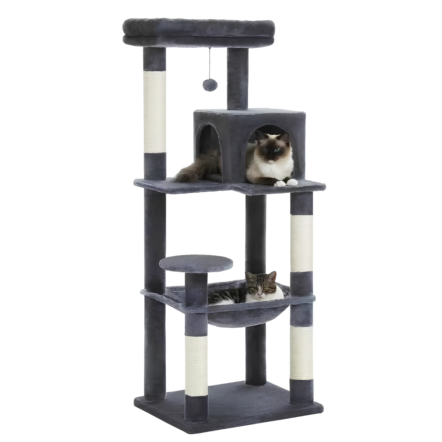 Tuscany - 56.3" 5-Level Cat Tower for Large Cats