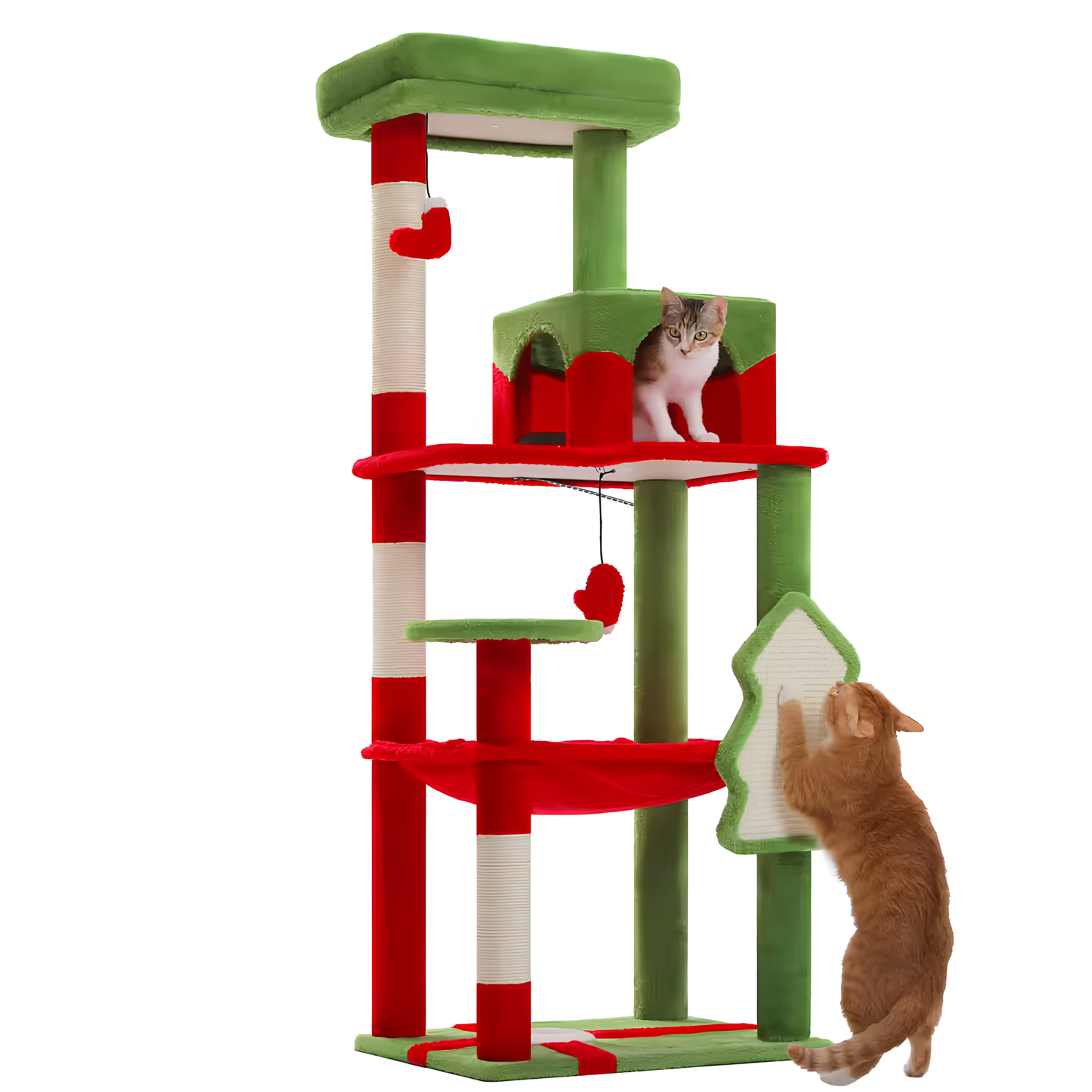 Tuscany - 56.3" 5-Level Cat Tower for Large Cats