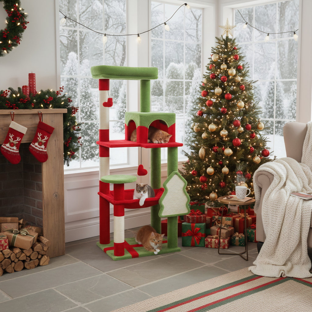 Tuscany - 56.3" 5-Level Cat Tower for Large Cats