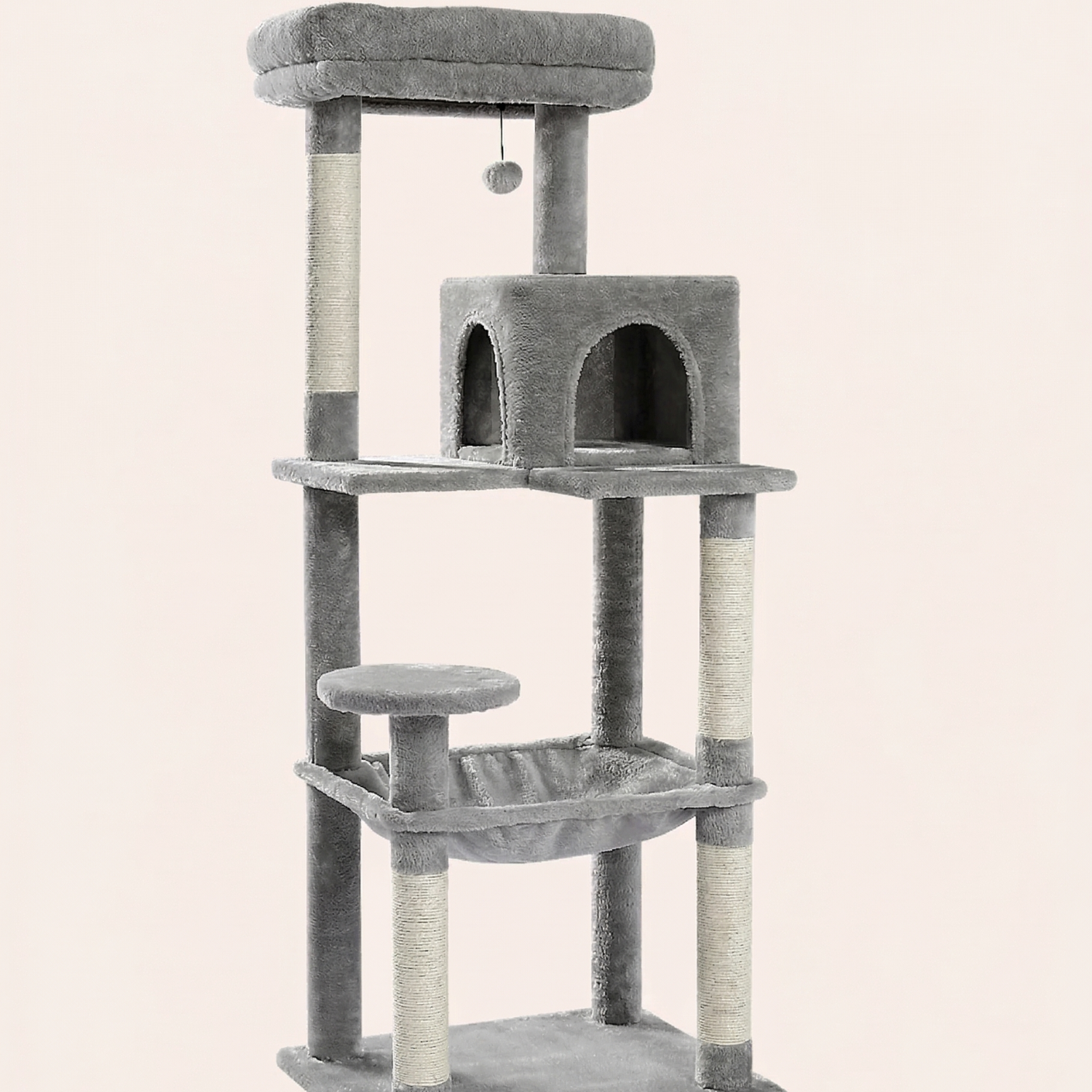 Tuscany - 56.3" 5-Level Cat Tower for Large Cats