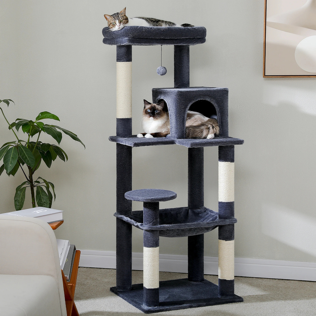Tuscany - 56.3" 5-Level Cat Tower for Large Cats